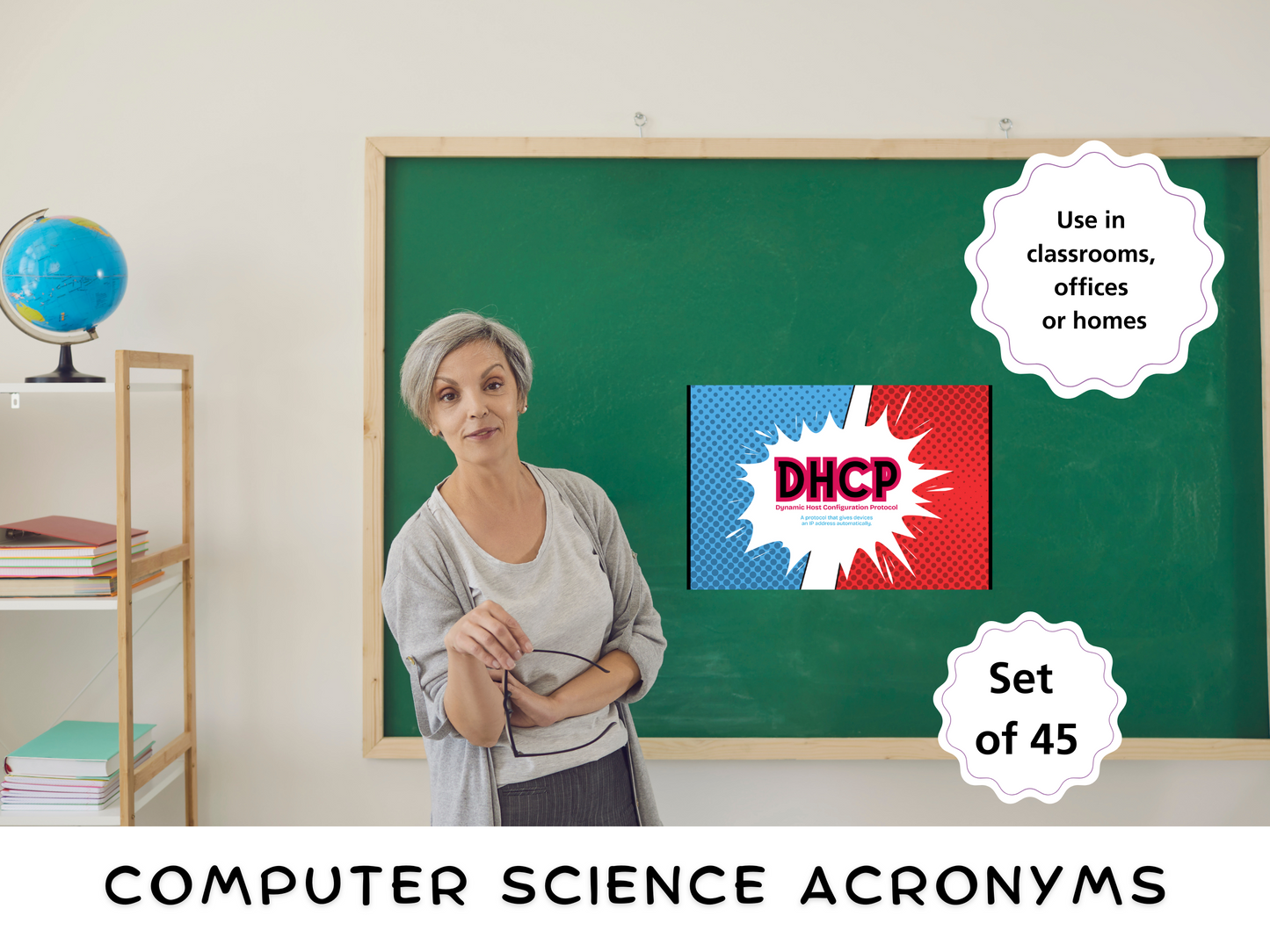 45 Tech Acronym Posters | Eye-Catching Educational Display for Classrooms