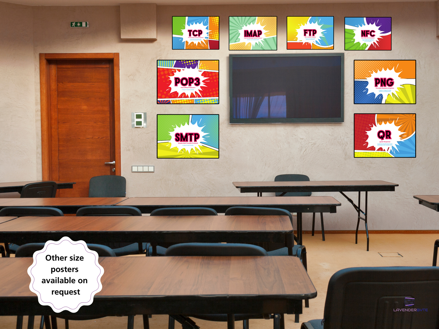 45 Tech Acronym Posters | Eye-Catching Educational Display for Classrooms