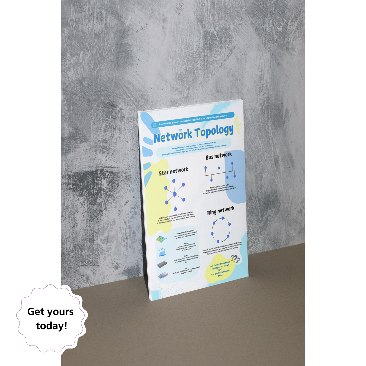 Network Topology Cheat Sheet Printable
