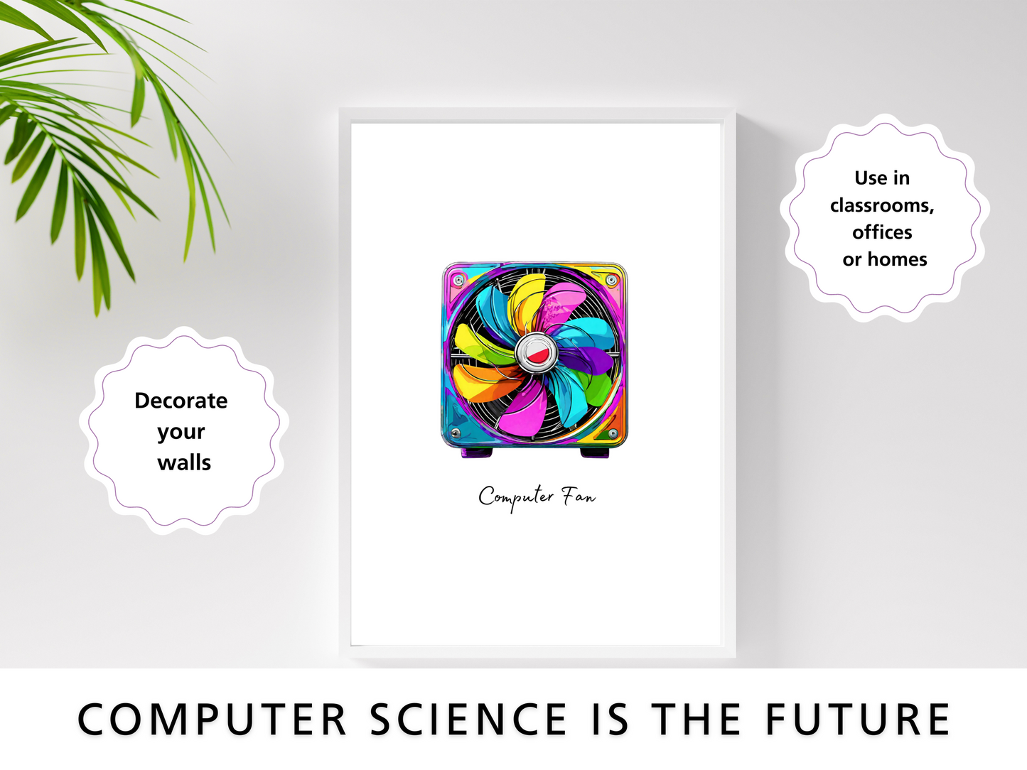 Pop Art Computer Hardware Posters | Set of 12 Computing Components | Printable Classroom Wall Art