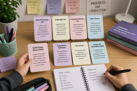 OCR GCSE Computer Science Revision Cards: What Happens When the Teacher Isn’t There?