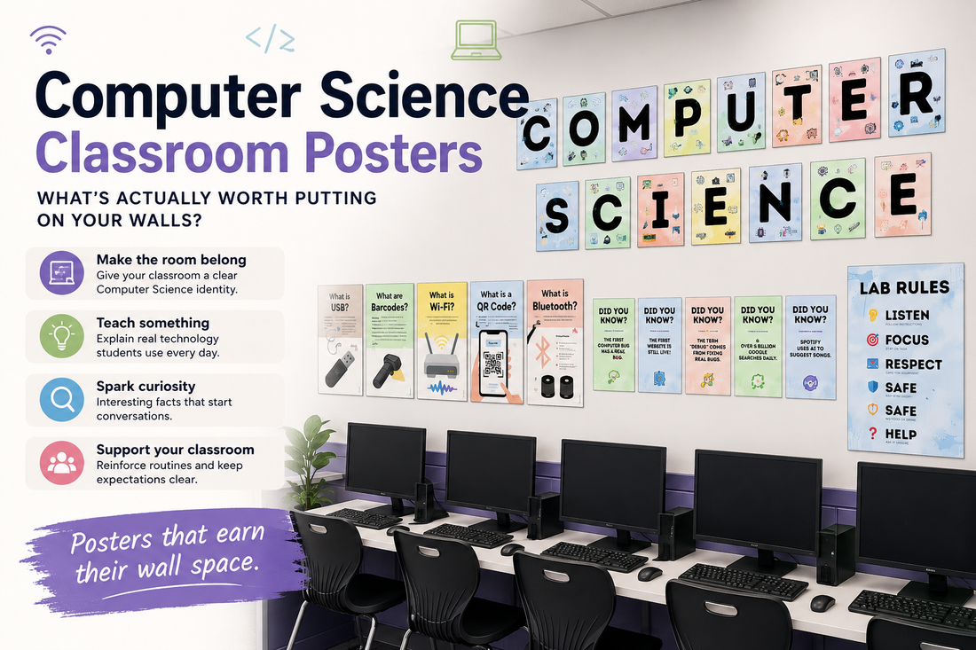Computer Science Classroom Posters: What’s Actually Worth Putting on Your Walls?
