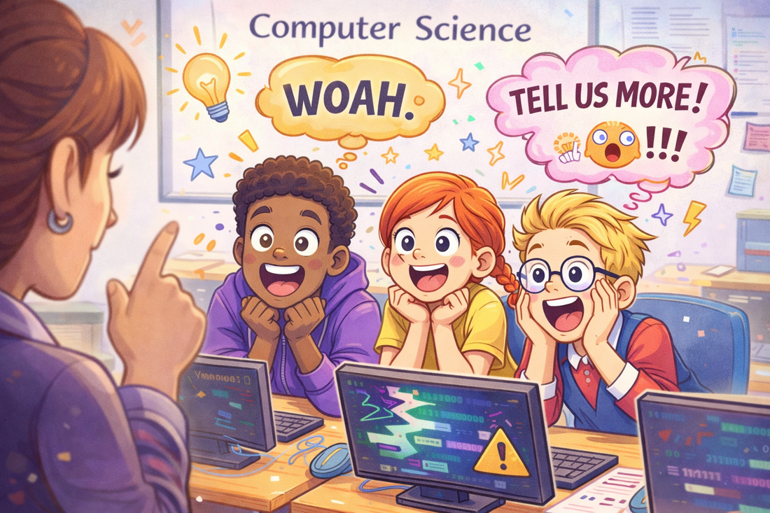 The First Five Seconds of a Computer Science Lesson