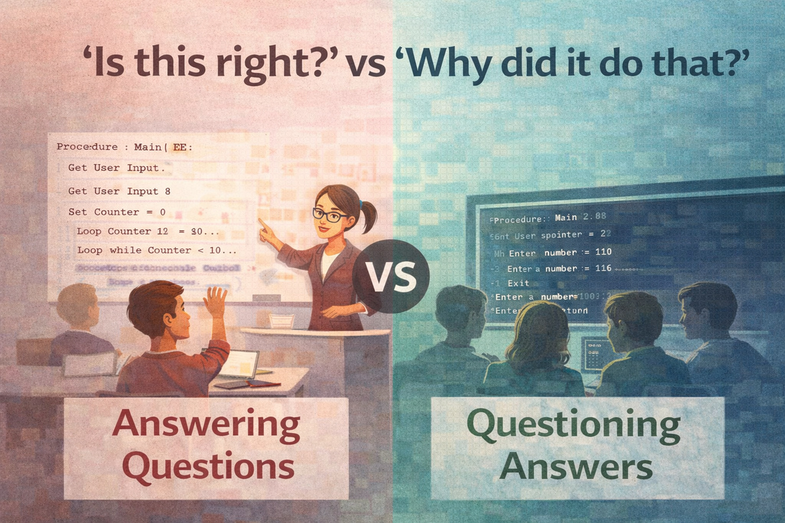 “Is This Right?” vs “Why Did It Do That?”