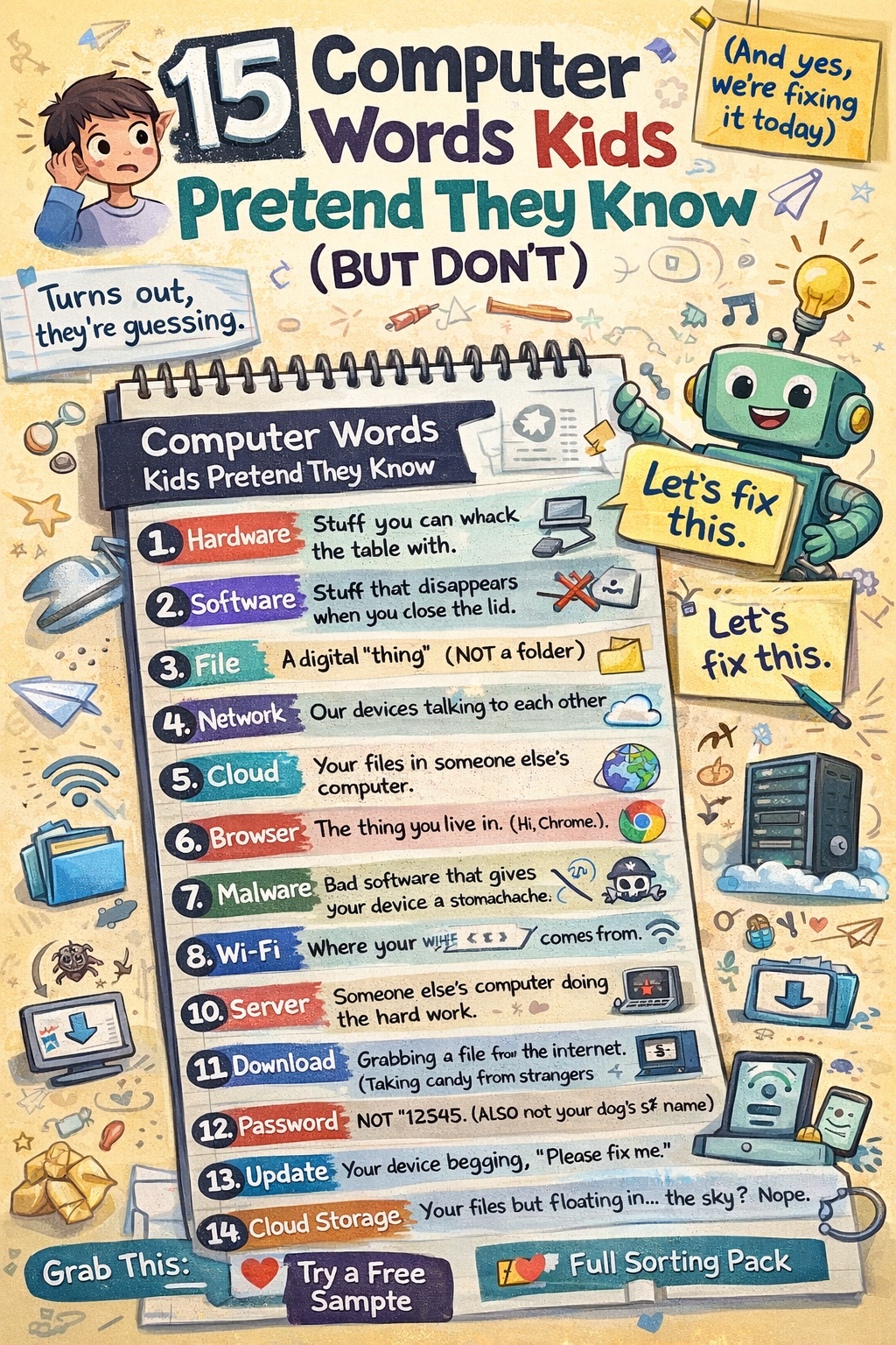 15 Computer Words Kids Pretend They Know (But Don’t)