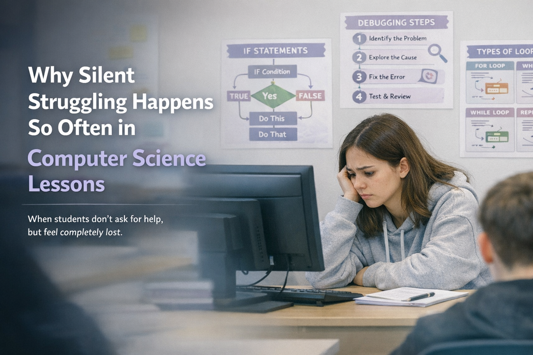 Why Silent Struggling Happens So Often in Computer Science Lessons