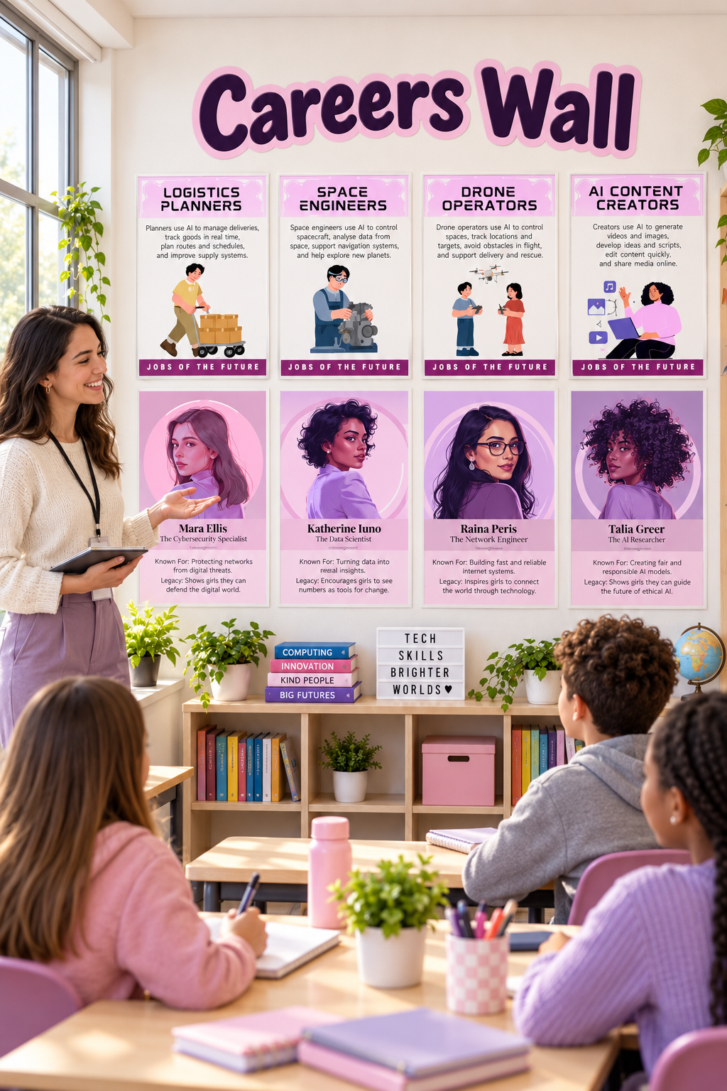 Computer Science Classroom Pack | 100+ Posters, 7 Display Walls & School Licence