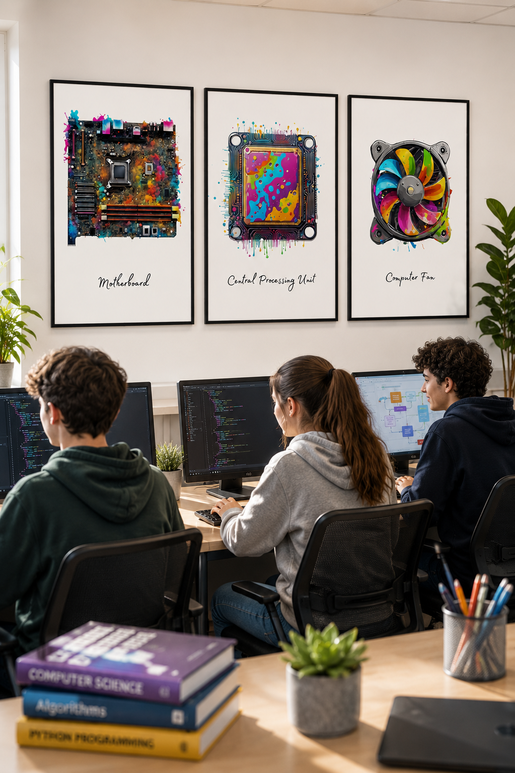Computer Hardware Posters | Computer Science Classroom Decor – Set of 12