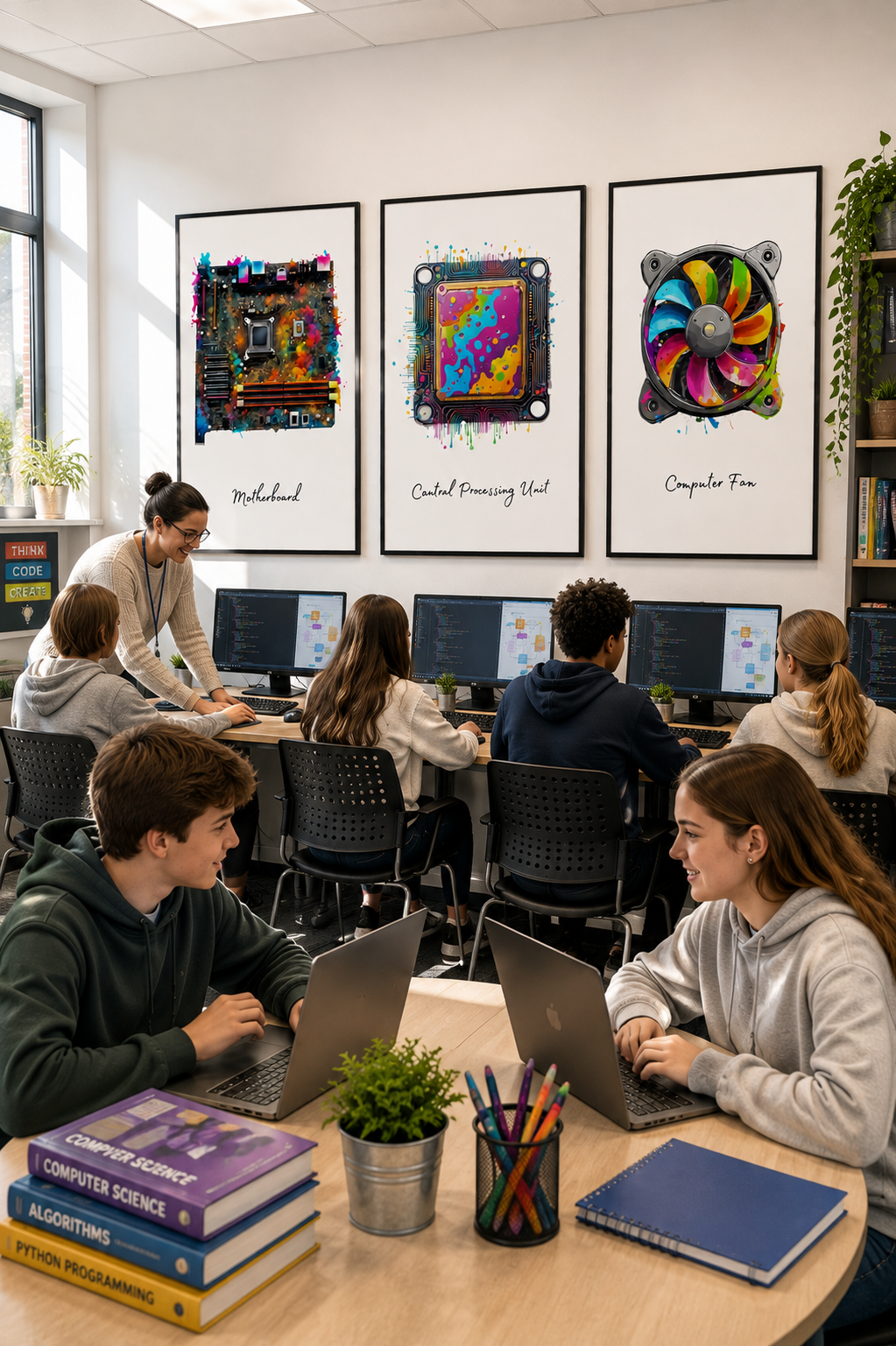 Computer Hardware Posters | Computer Science Classroom Decor – Set of 12