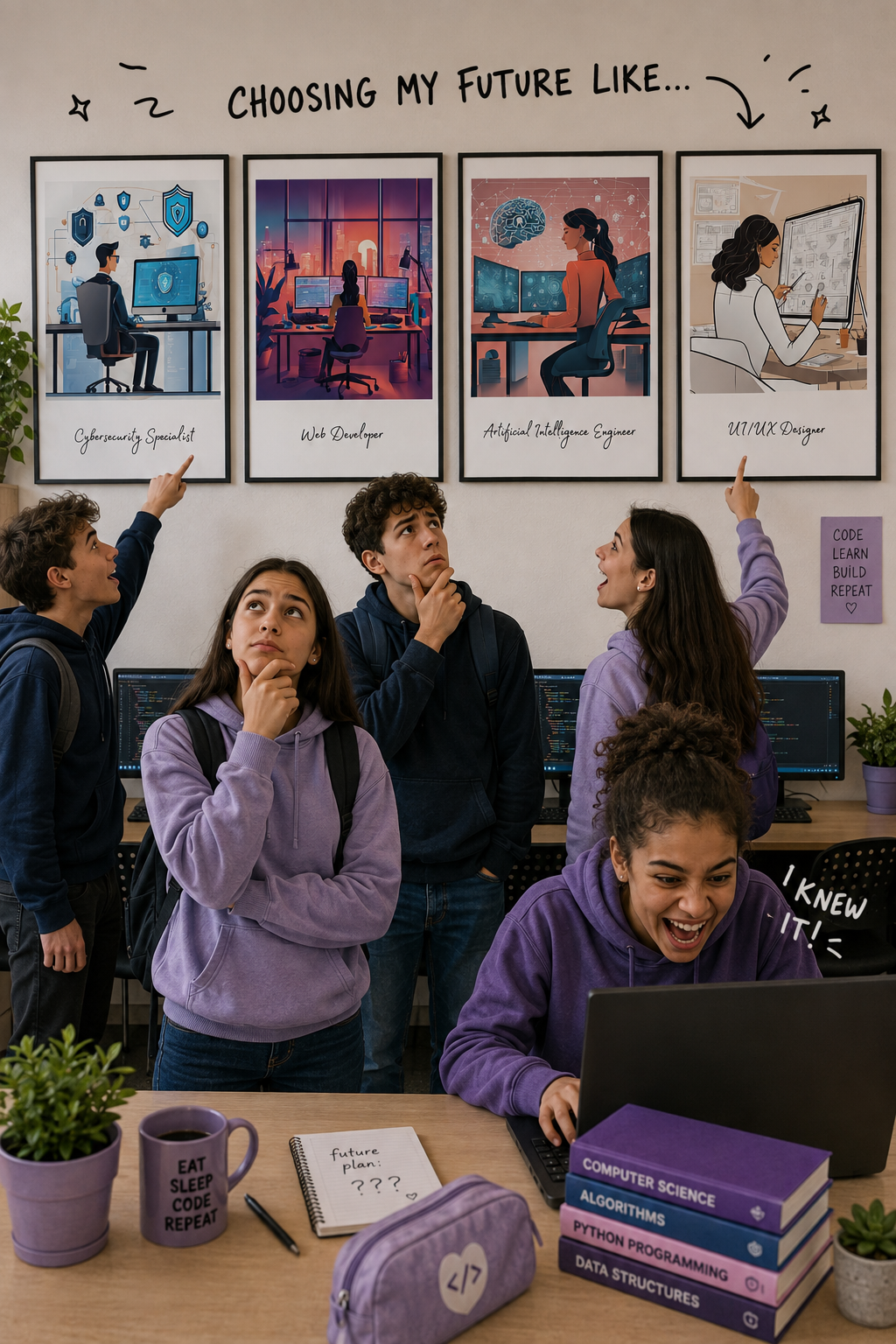 Computer Science Careers Posters | Set of 12 STEM Career Posters