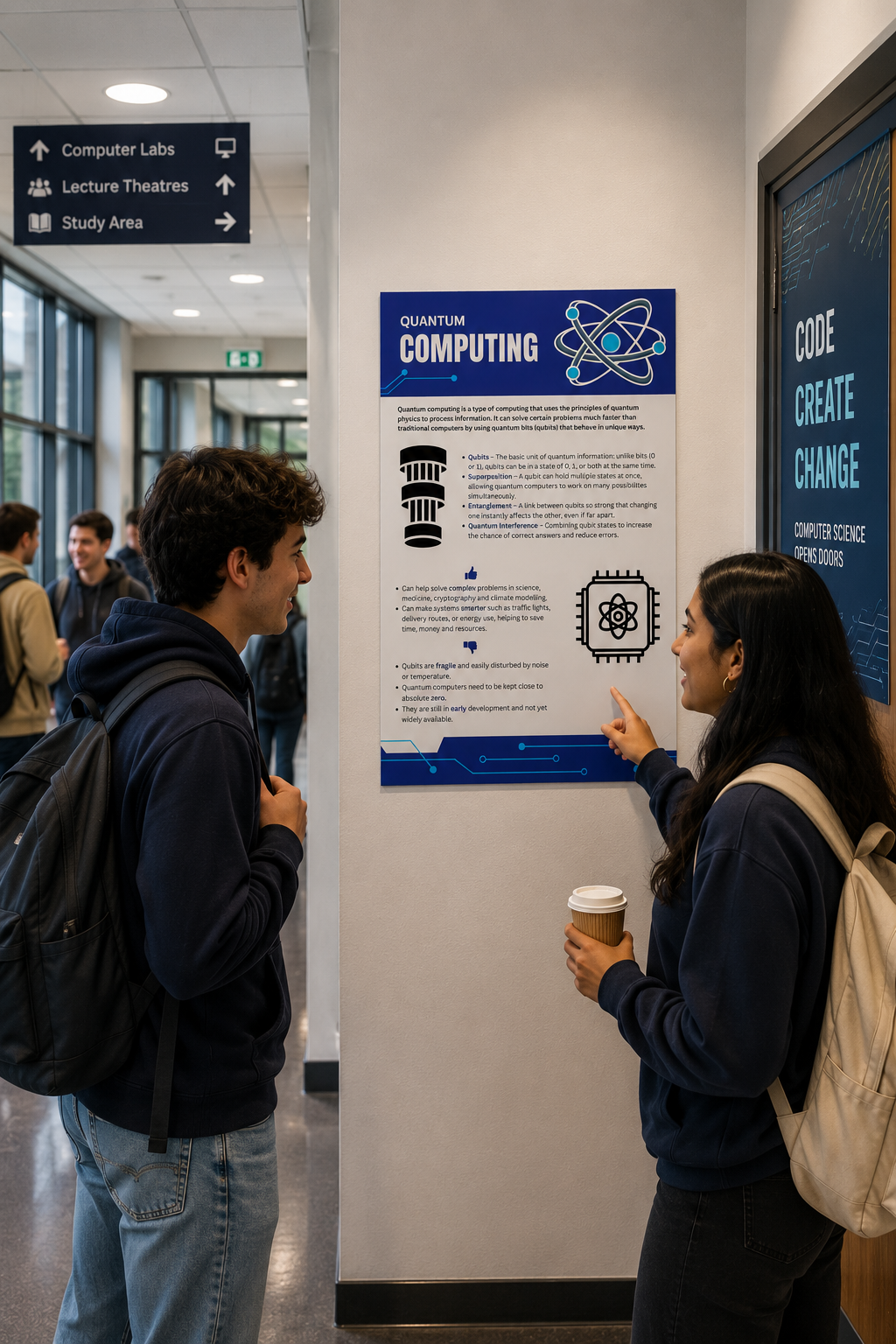 Quantum Computing Poster | GCSE Computer Science Revision (Digital Download)