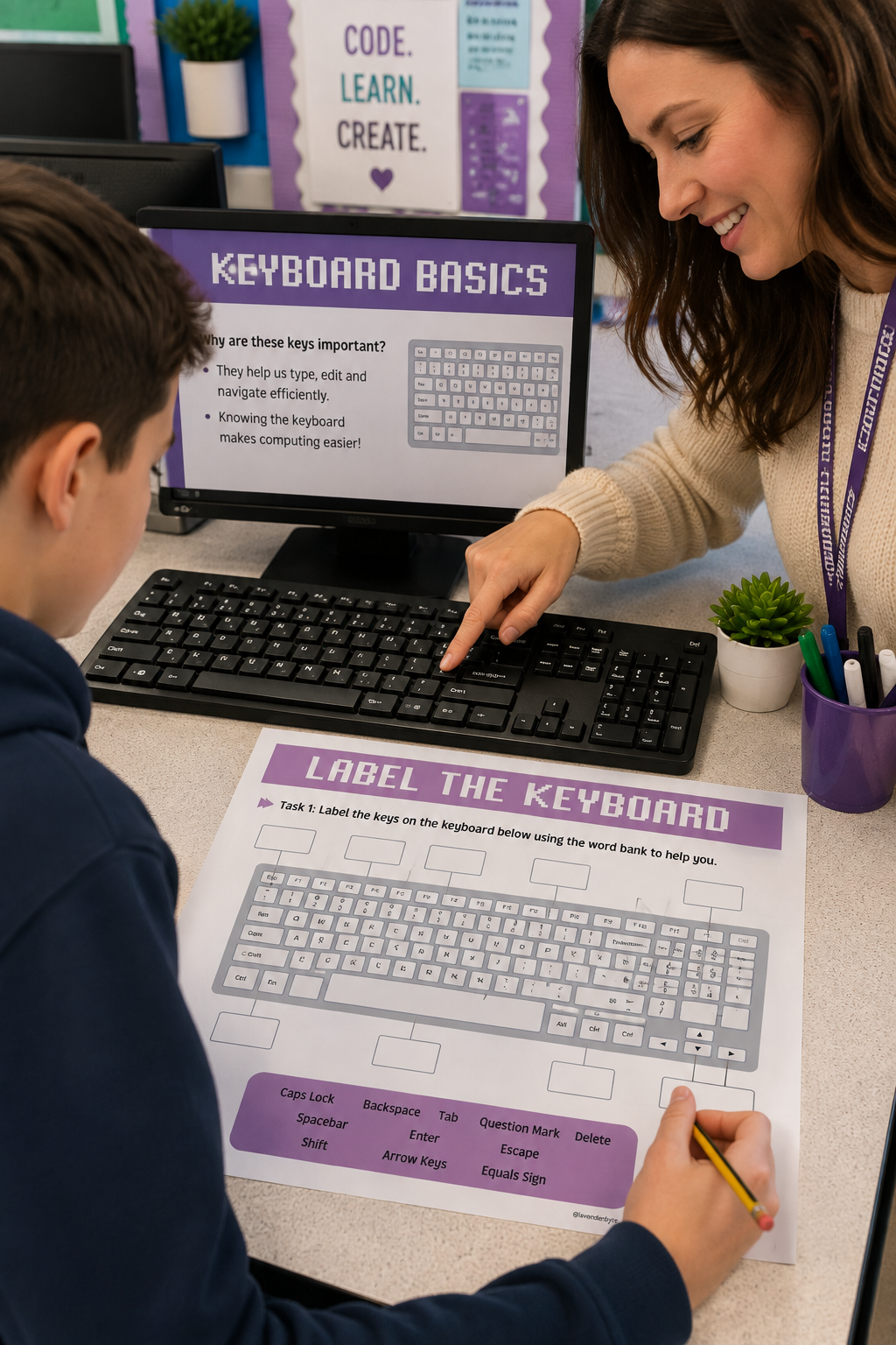 Keyboard Skills Worksheets | Learn to Type & Keyboard Practice