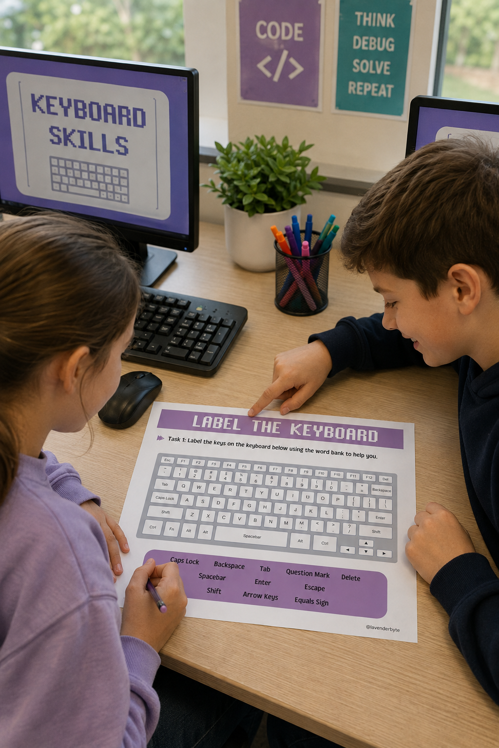Keyboard Skills Worksheets | Learn to Type & Keyboard Practice