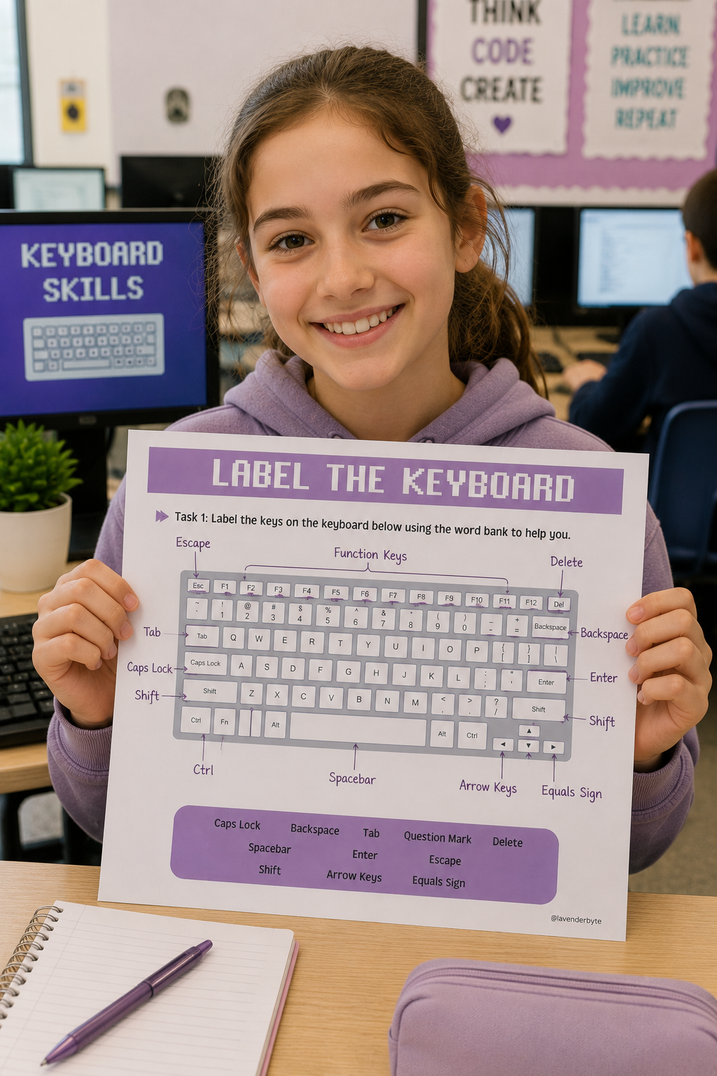 Keyboard Skills Worksheets | Learn to Type & Keyboard Practice