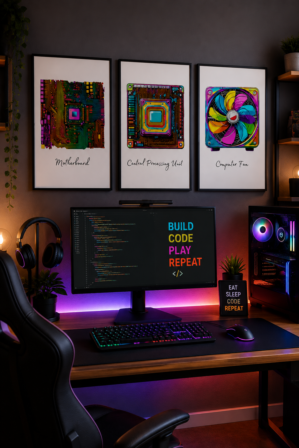 Computer Hardware Posters | 12 Pop Art Computer Science Classroom Posters