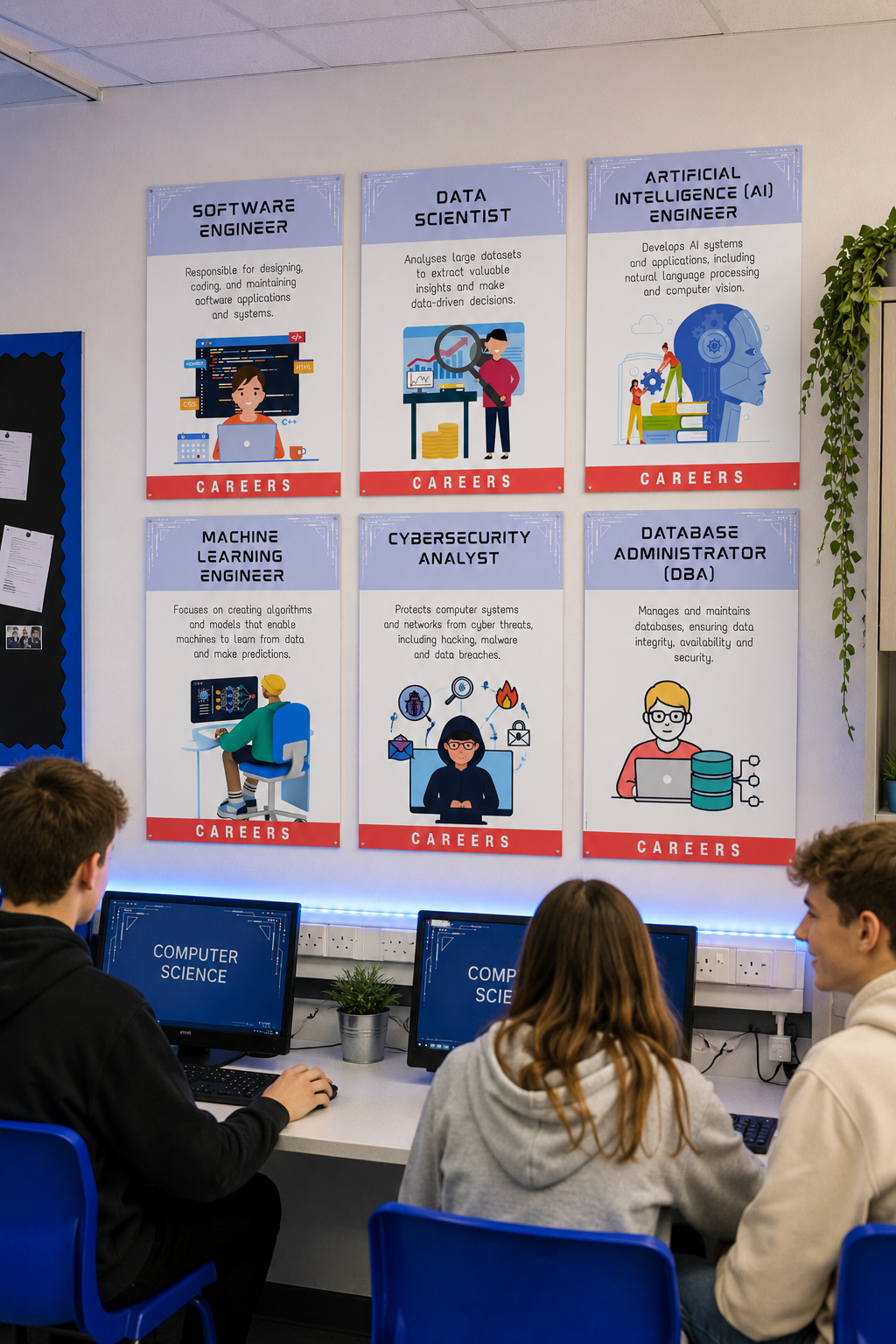 Careers in Computer Science Posters | Classroom Display Set