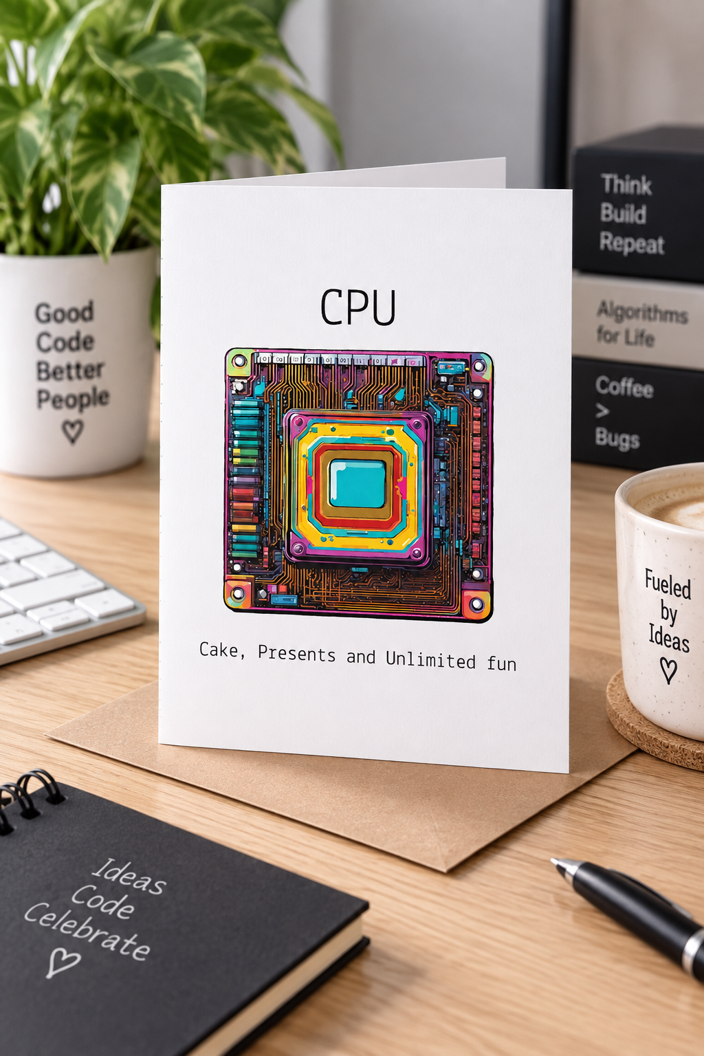 CPU Greeting Card | Computer Science & Programmer Gift