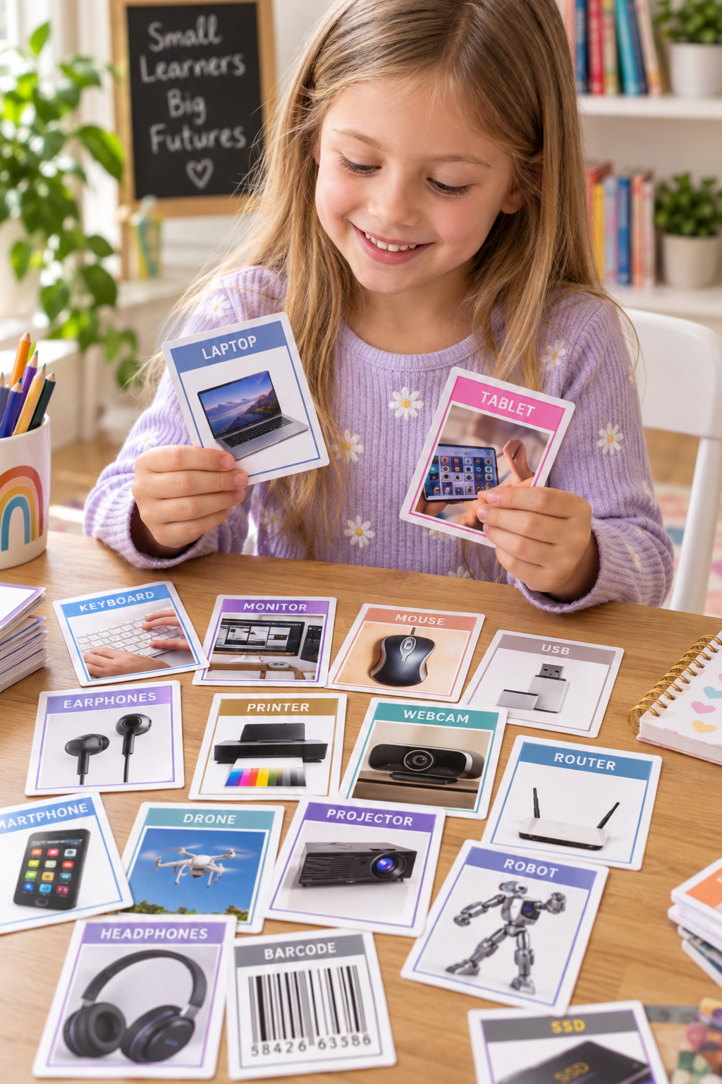 Computer Hardware Flash Cards | 64 Computer Science Revision Cards
