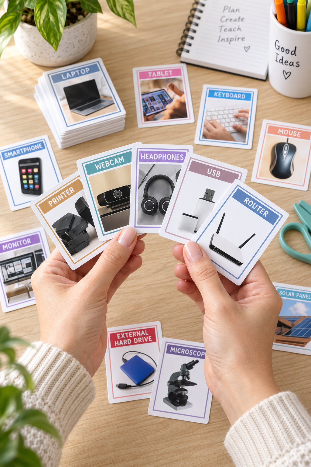 Computer Hardware Flash Cards | 64 Computer Science Revision Cards