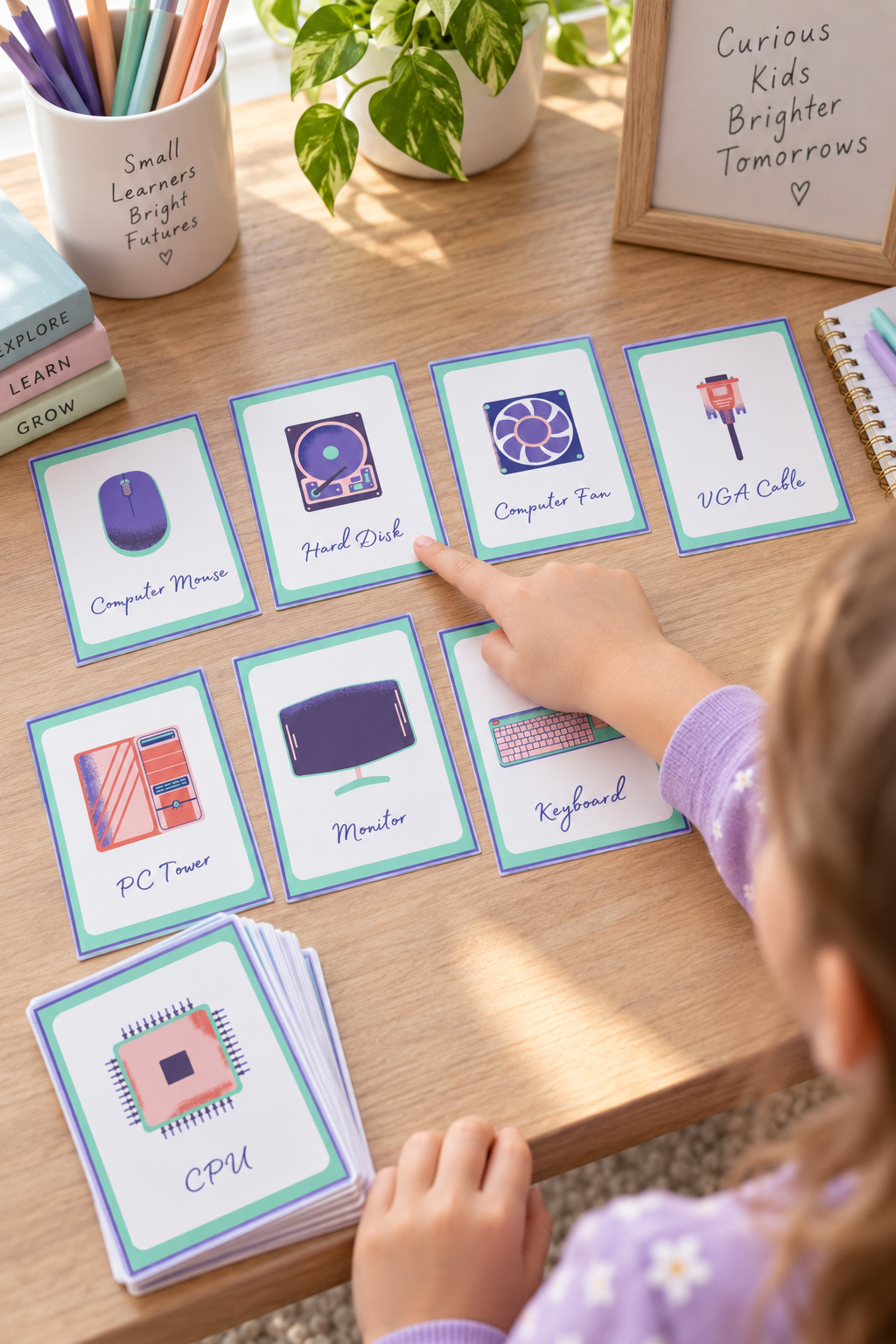 Computer Hardware Flash Cards (18) | KS3, GCSE & A-Level