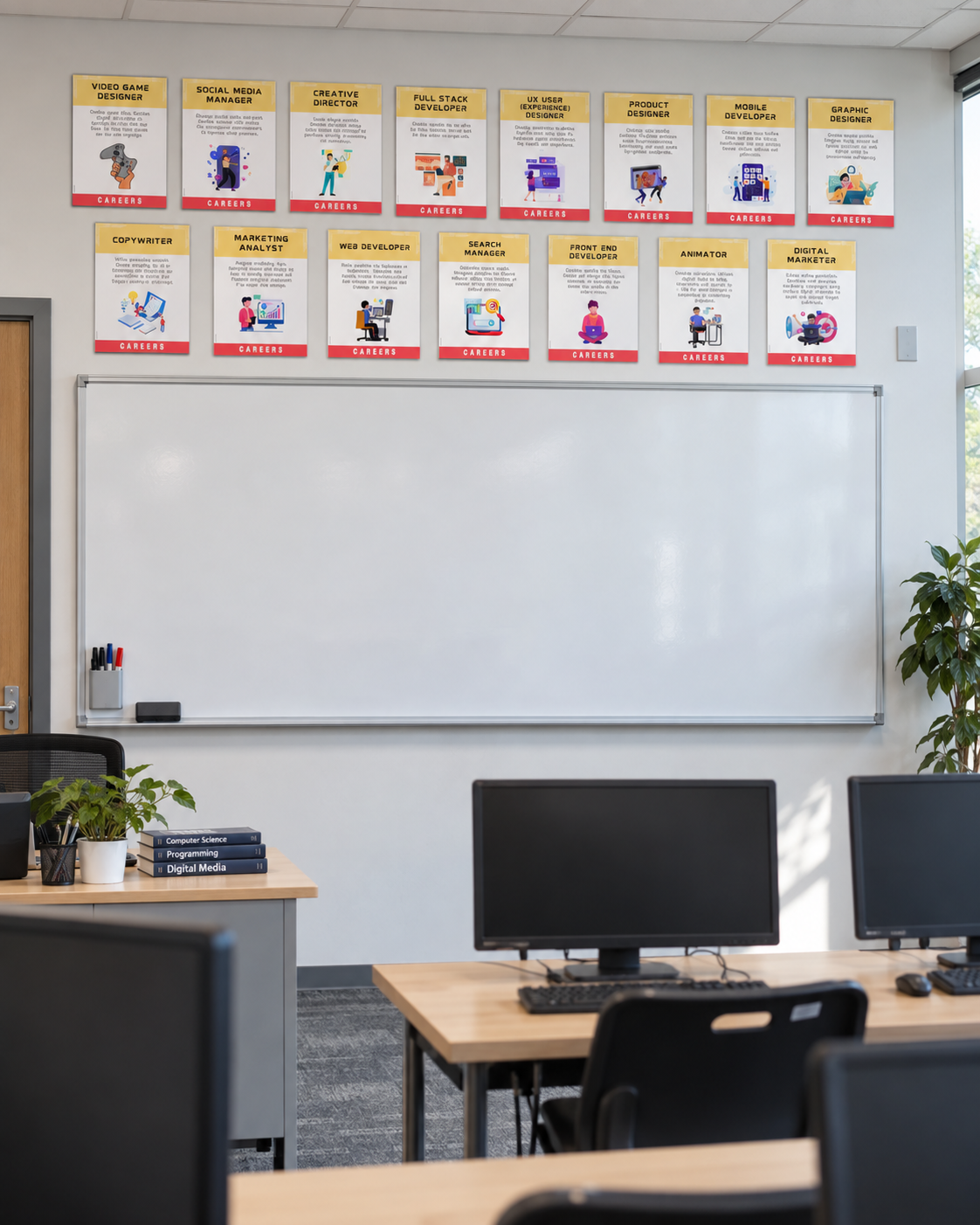 Digital Technology Career Posters | 15 Computing Classroom Posters