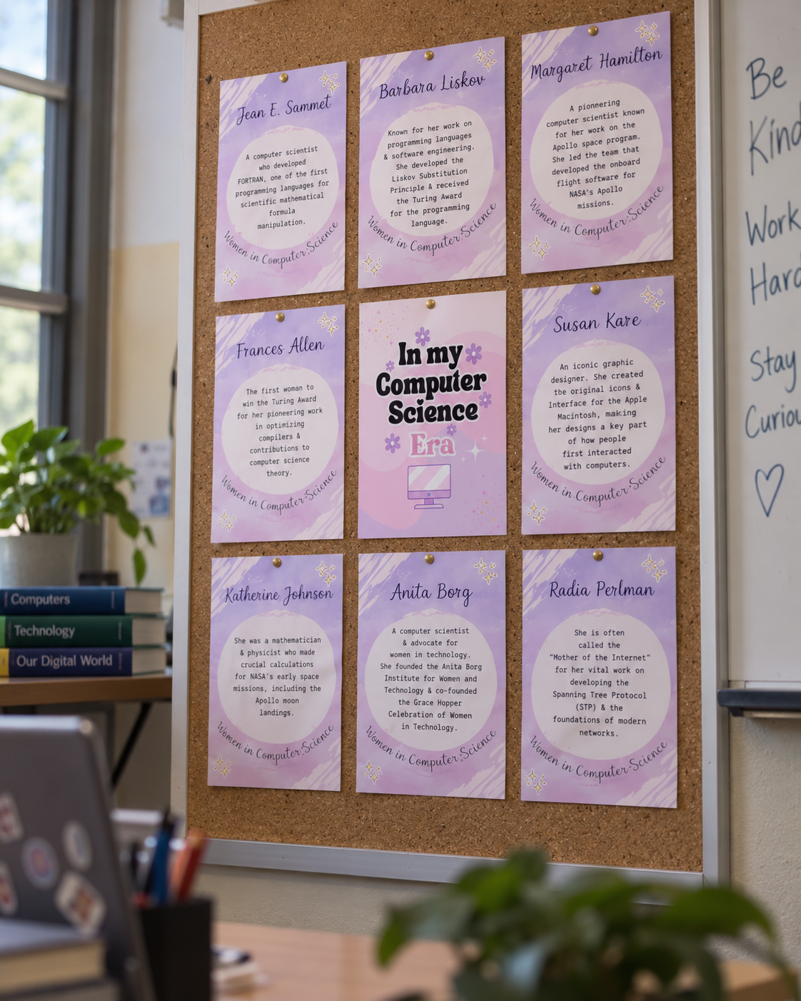 Women in Computer Science Posters | 20 Women in STEM Classroom Posters