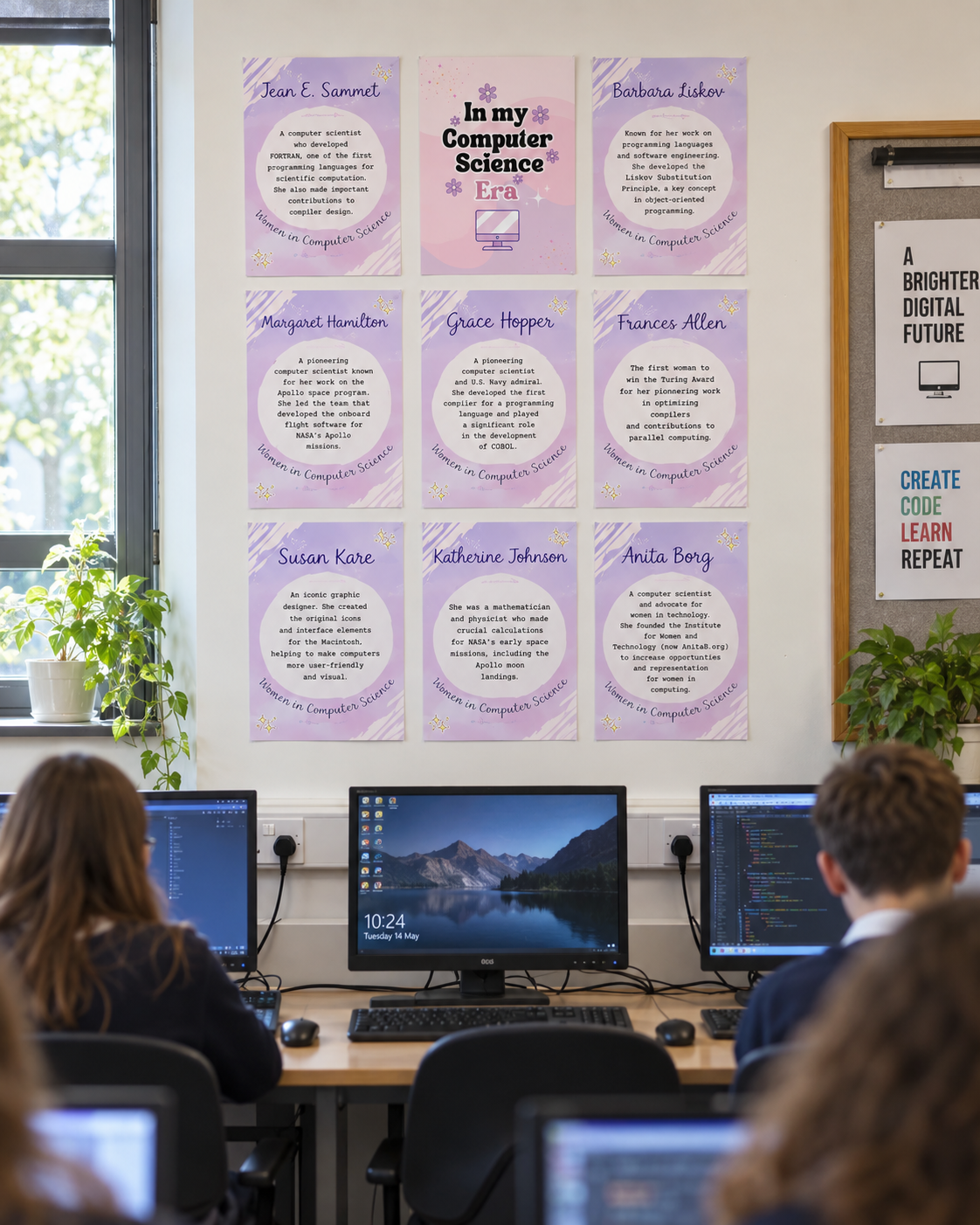 Women in Computer Science Posters | 20 Women in STEM Classroom Posters