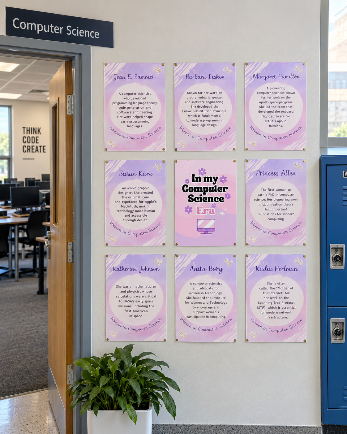 Women in Computer Science Posters | 20 Women in STEM Classroom Posters