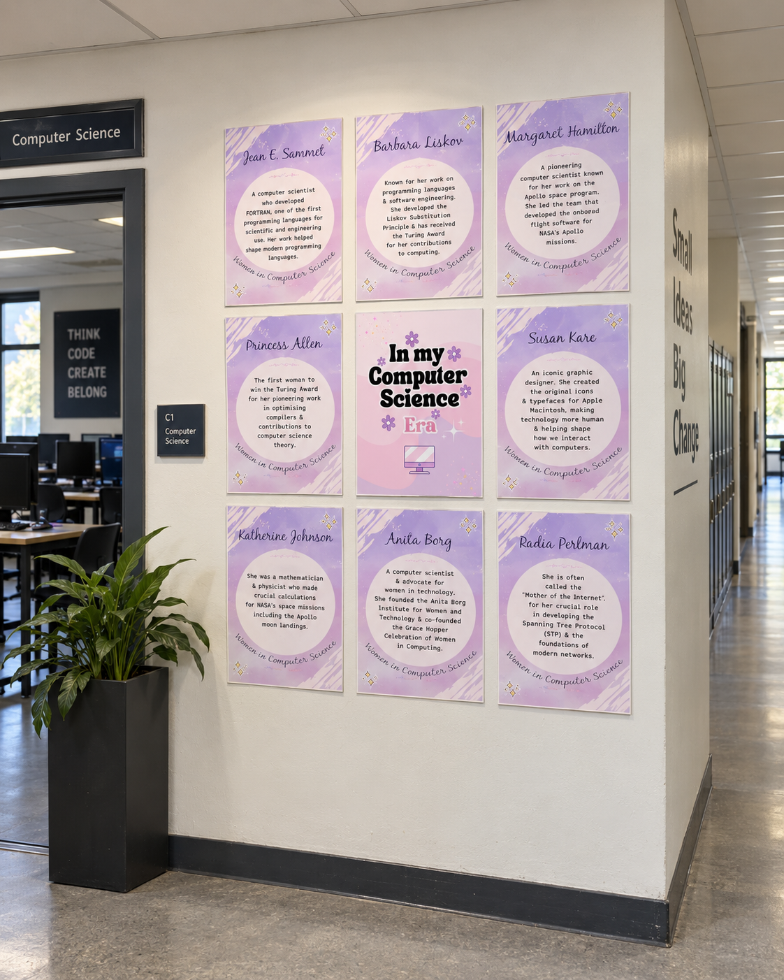 Women in Computer Science Posters | 20 Women in STEM Classroom Posters