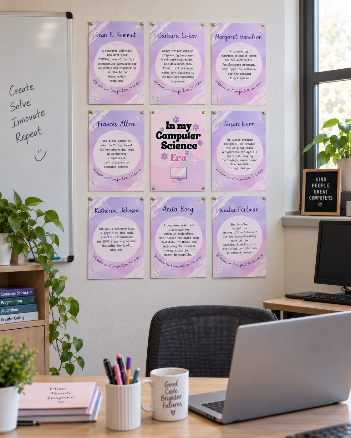 Women in Computer Science Posters | 20 Women in STEM Classroom Posters