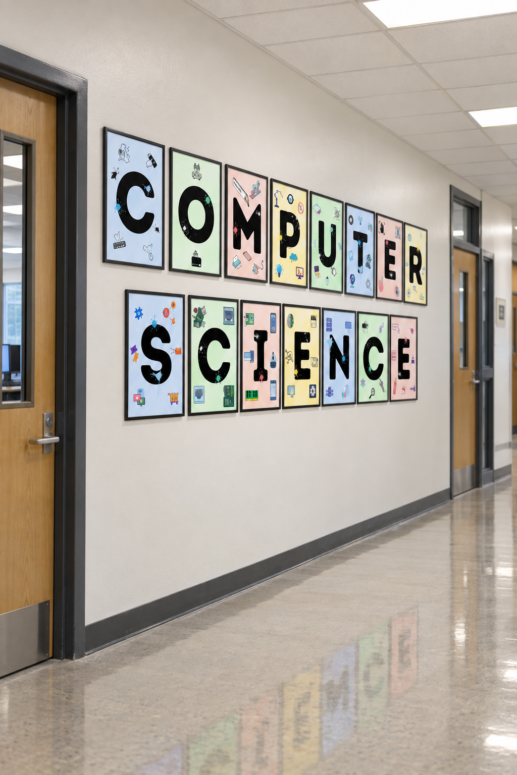 Computer Science Letter Posters | Classroom Display Set