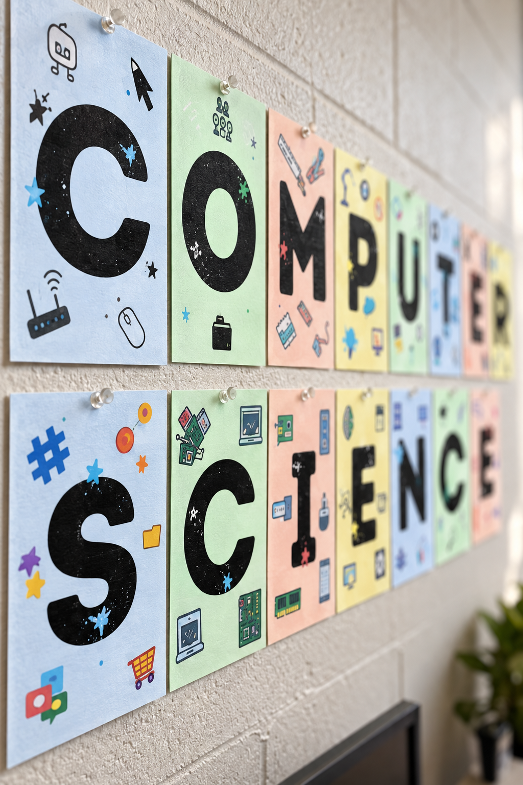 Computer Science Letter Posters | Classroom Display Set