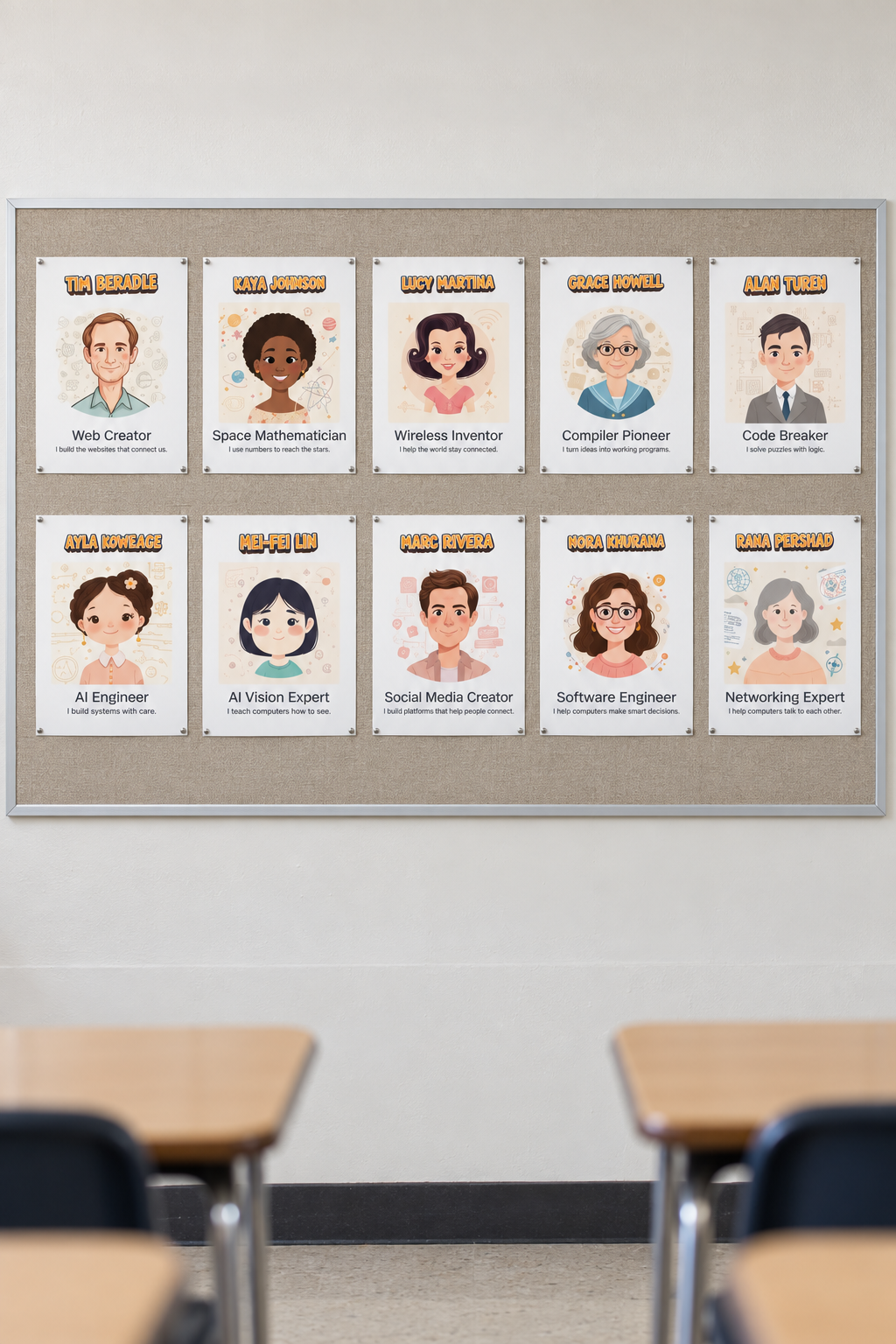 STEM Career Posters for Kids | 10 Computing & Technology Classroom Posters