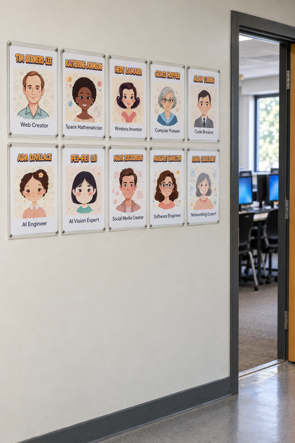 STEM Career Posters for Kids | 10 Computing & Technology Classroom Posters