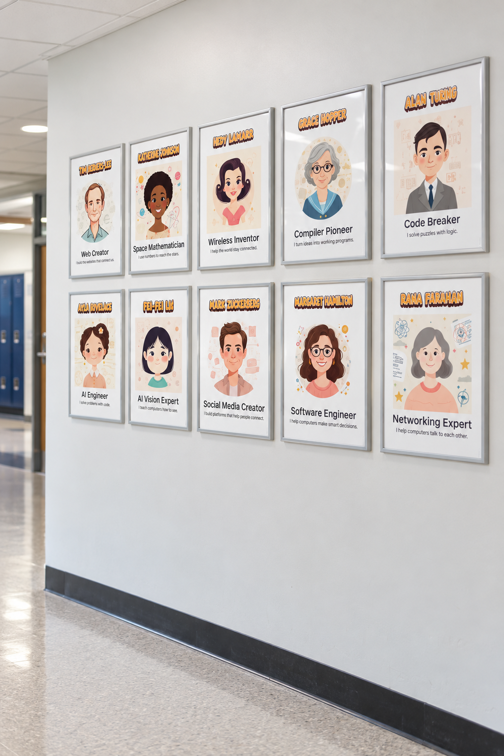 STEM Career Posters for Kids | 10 Computing & Technology Classroom Posters
