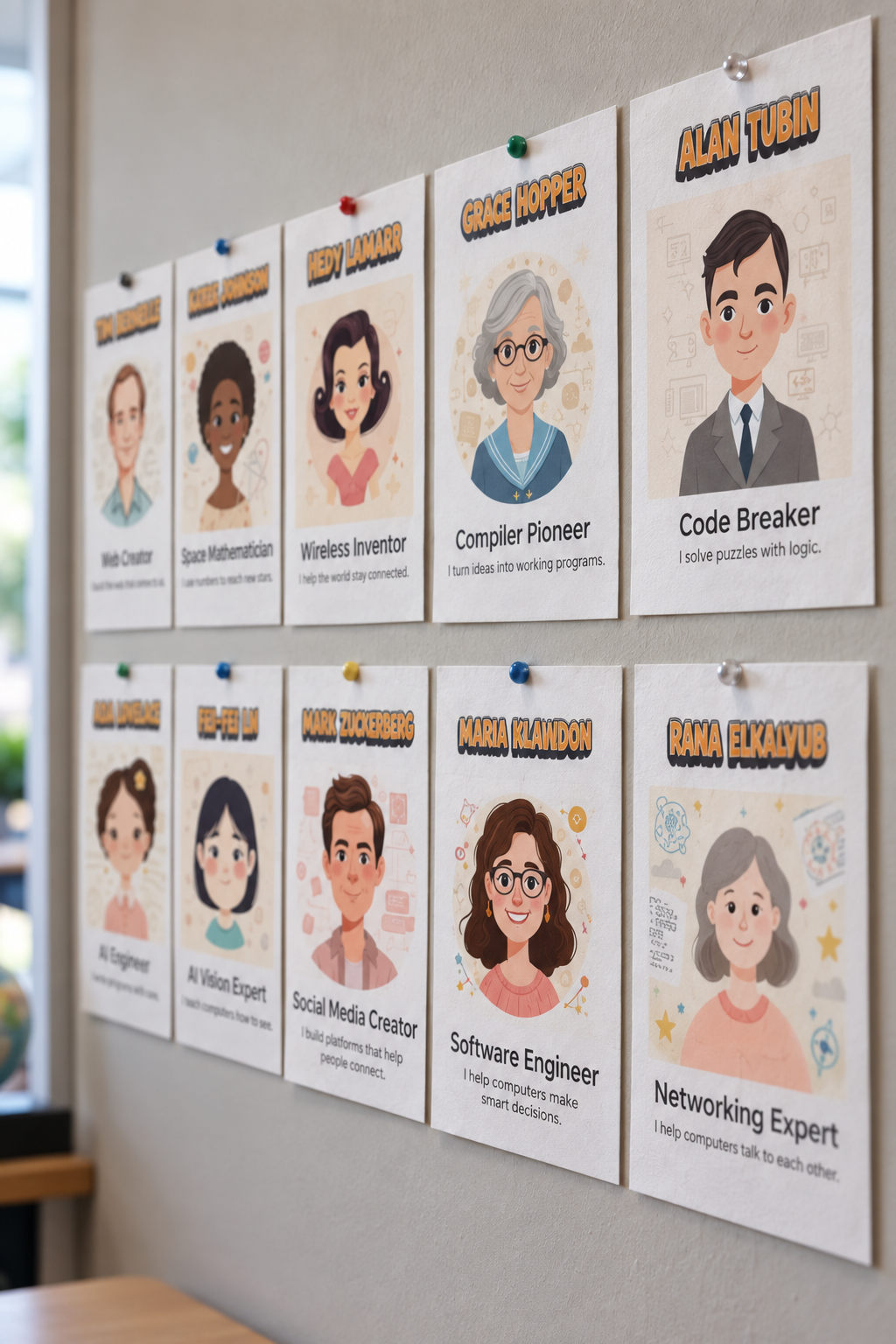STEM Career Posters for Kids | 10 Computing & Technology Classroom Posters