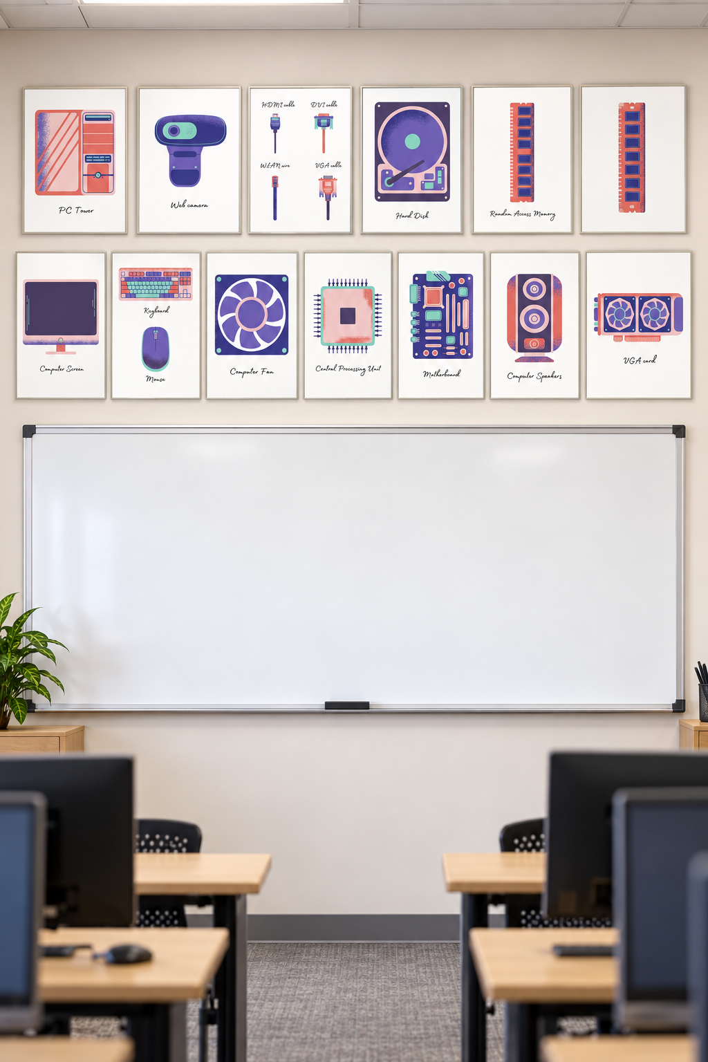 Computer Hardware Posters | 12 Computer Science Classroom Posters