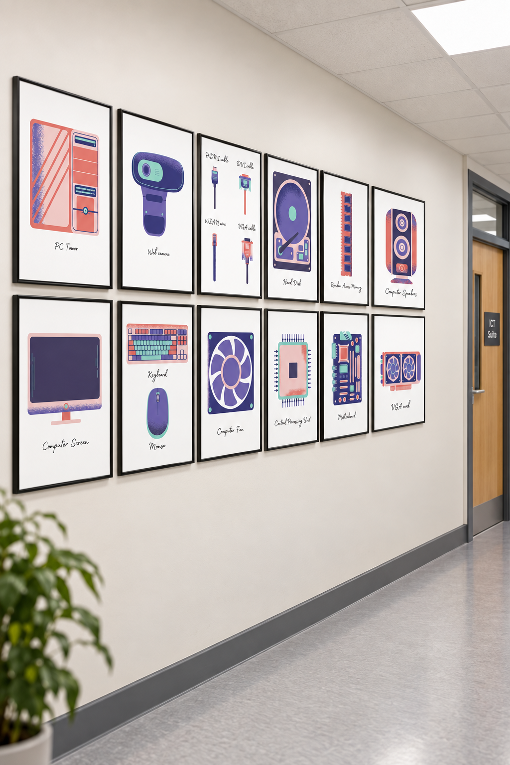 Computer Hardware Posters | 12 Computer Science Classroom Posters