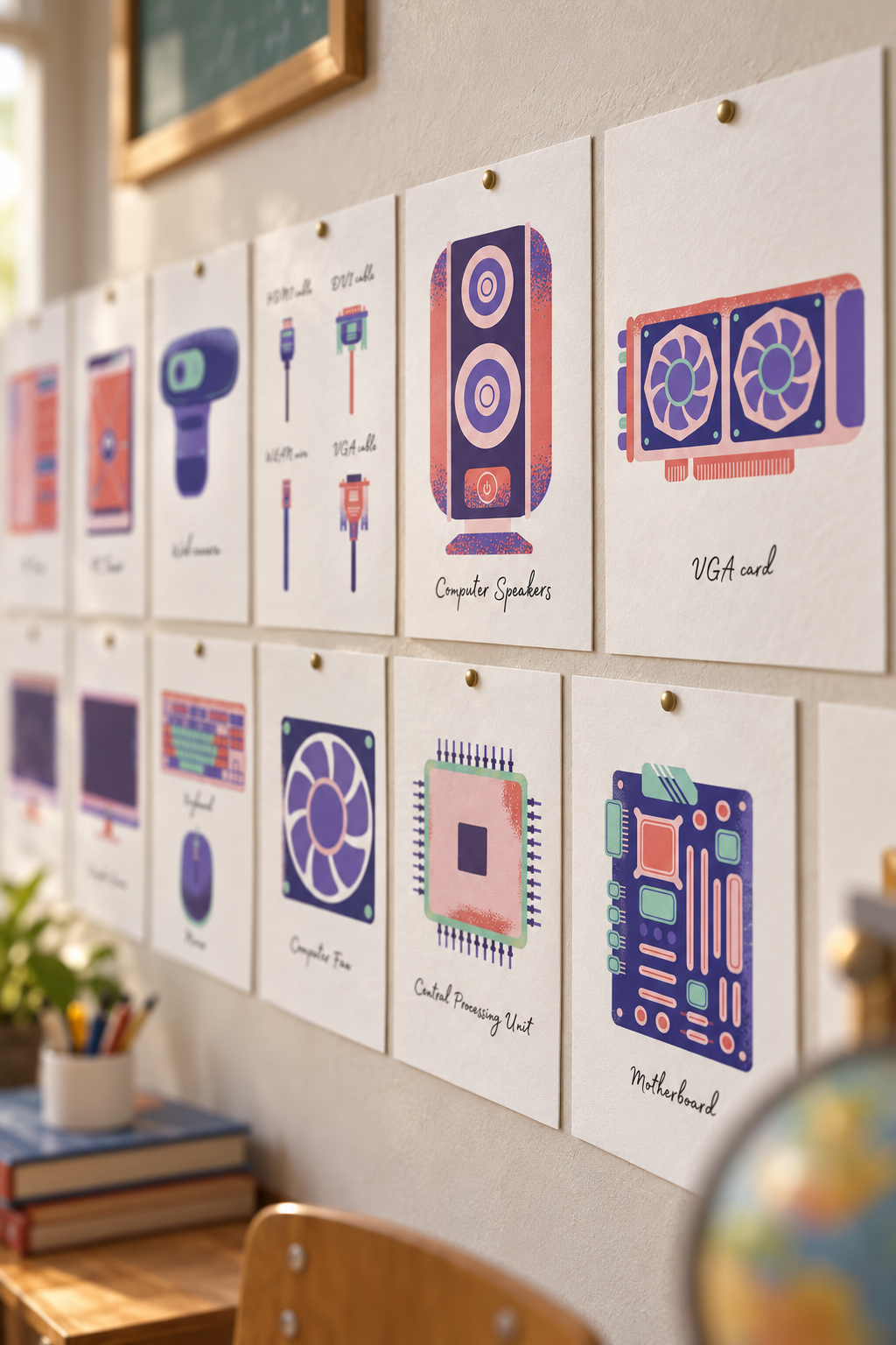 Computer Hardware Posters | 12 Computer Science Classroom Posters