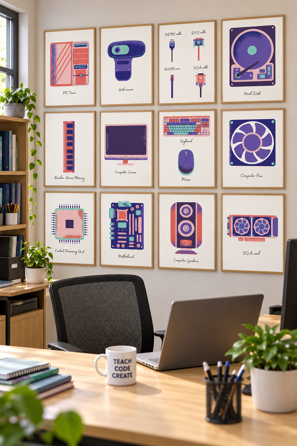 Computer Hardware Posters | 12 Computer Science Classroom Posters