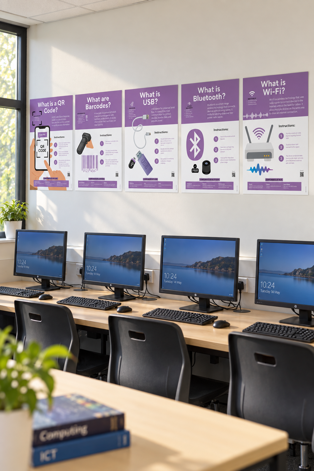 Everyday Technology Posters | 5 Computer Science Classroom Posters