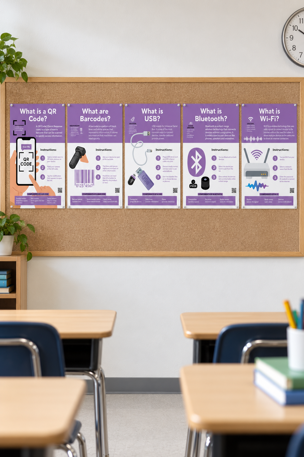 Everyday Technology Posters | 5 Computer Science Classroom Posters