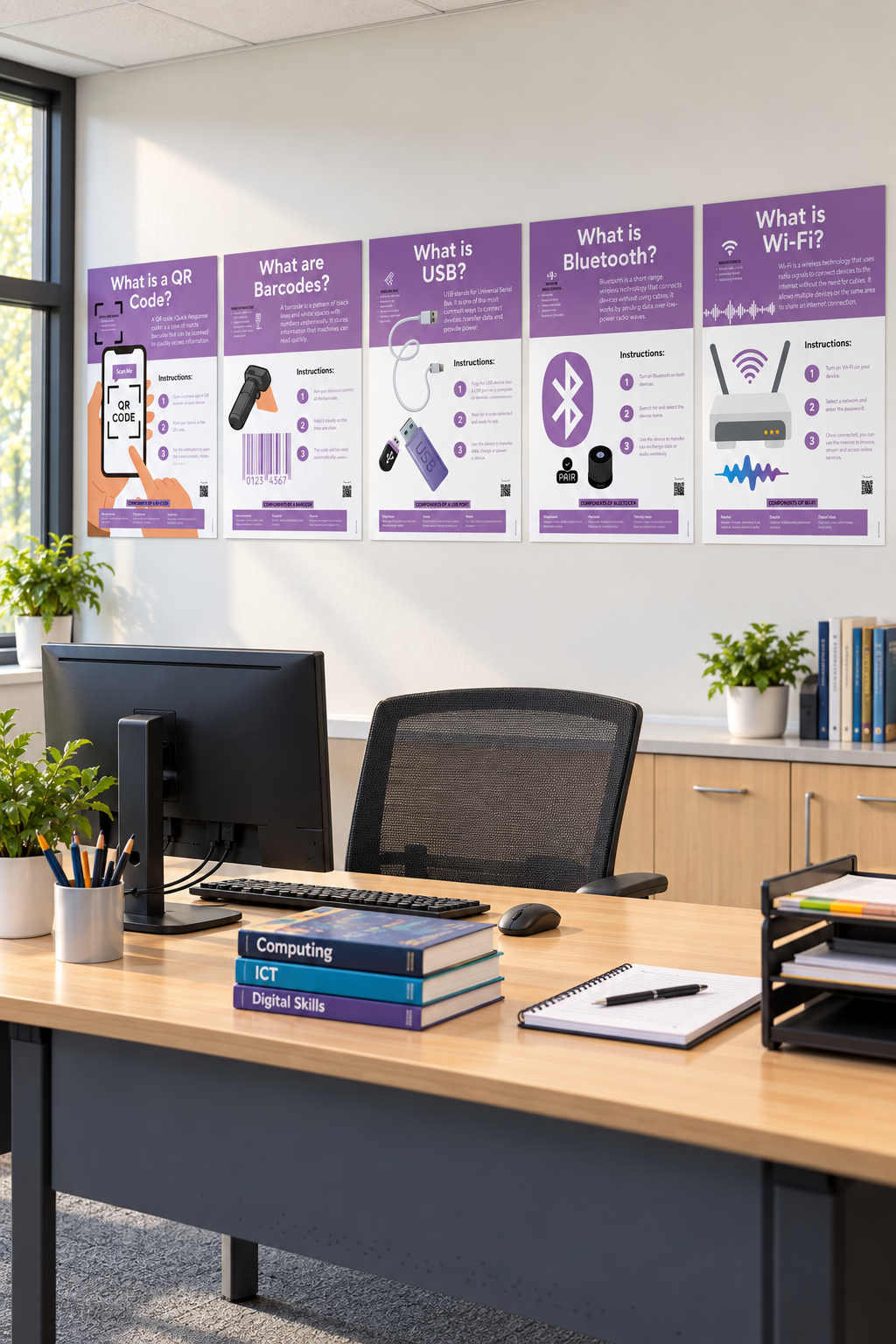 Everyday Technology Posters | 5 Computer Science Classroom Posters