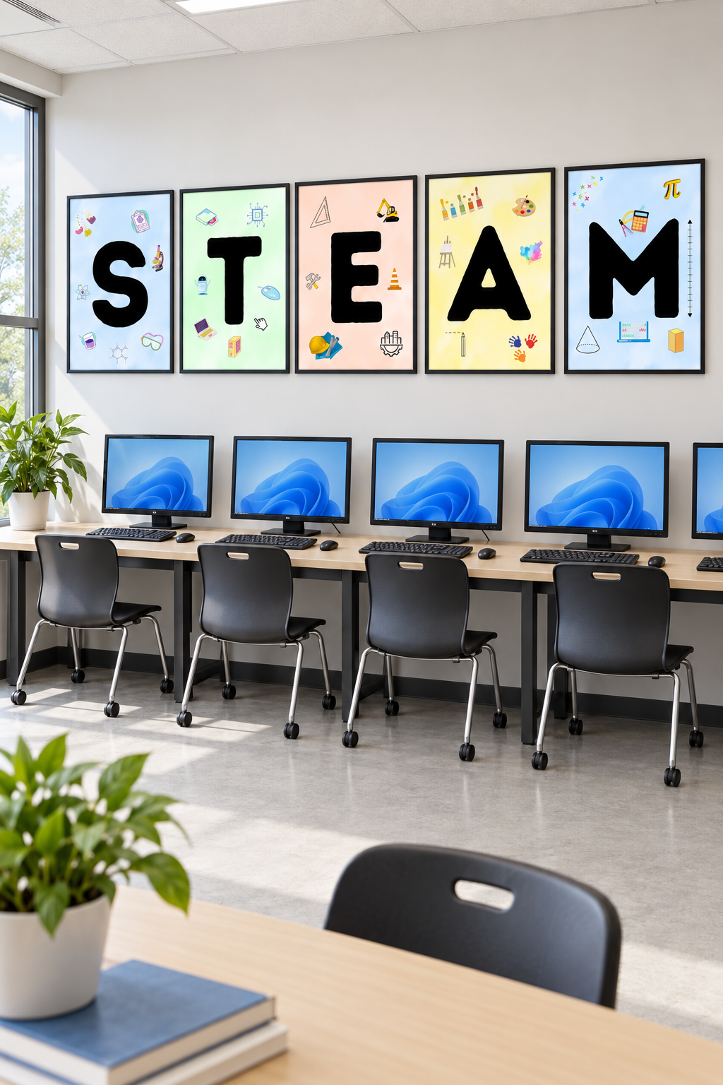 STEAM Posters | 5 Printable STEM & STEAM Classroom Posters