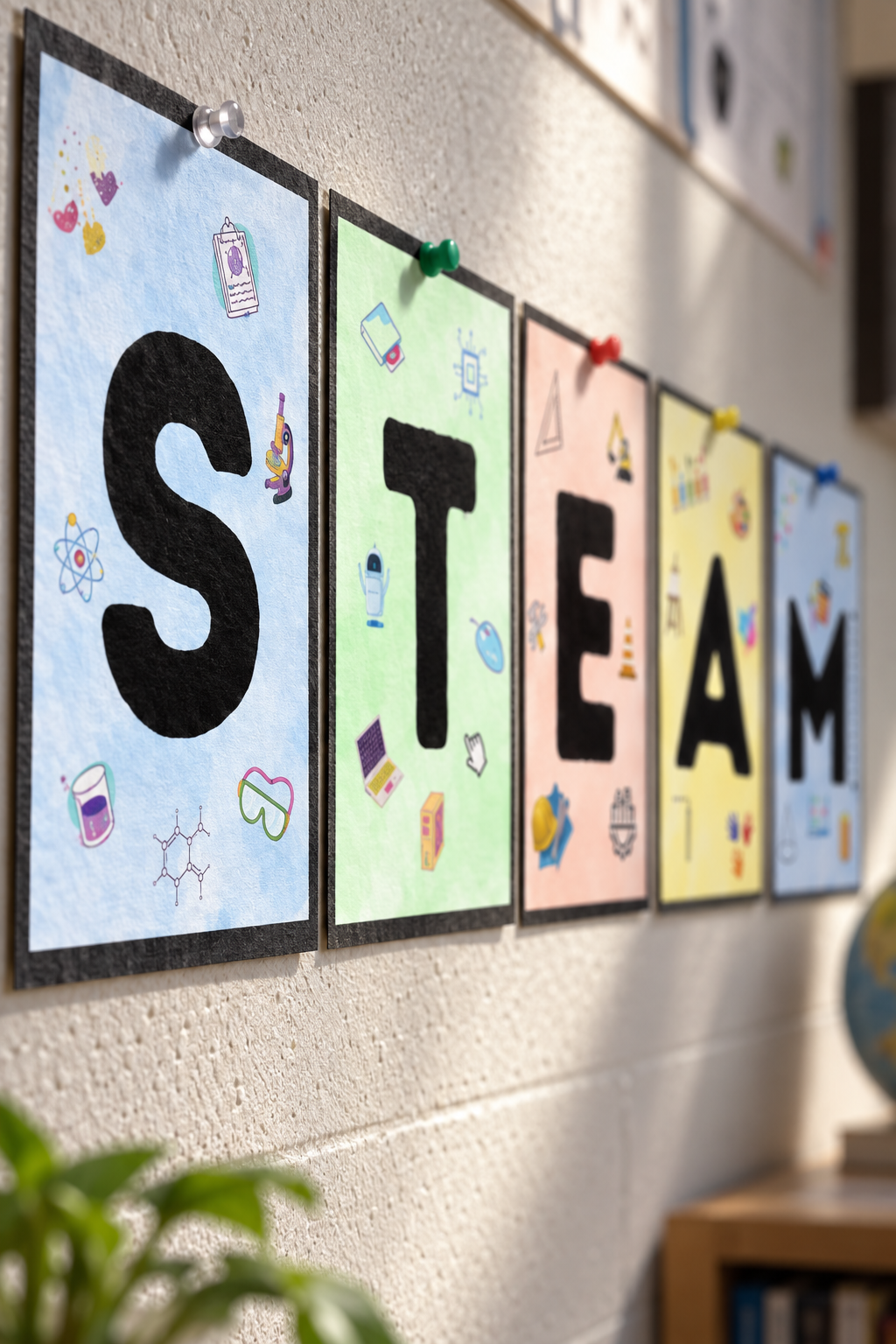 STEAM Posters | 5 Printable STEM & STEAM Classroom Posters