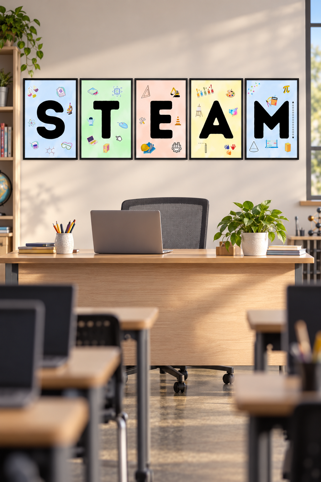 STEAM Posters | 5 Printable STEM & STEAM Classroom Posters