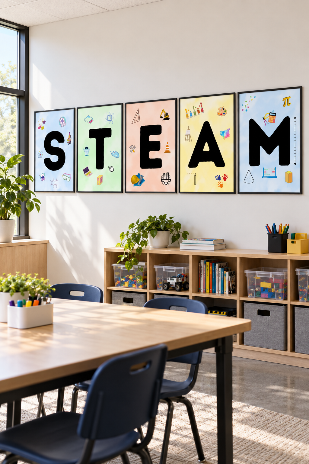 STEAM Posters | 5 Printable STEM & STEAM Classroom Posters