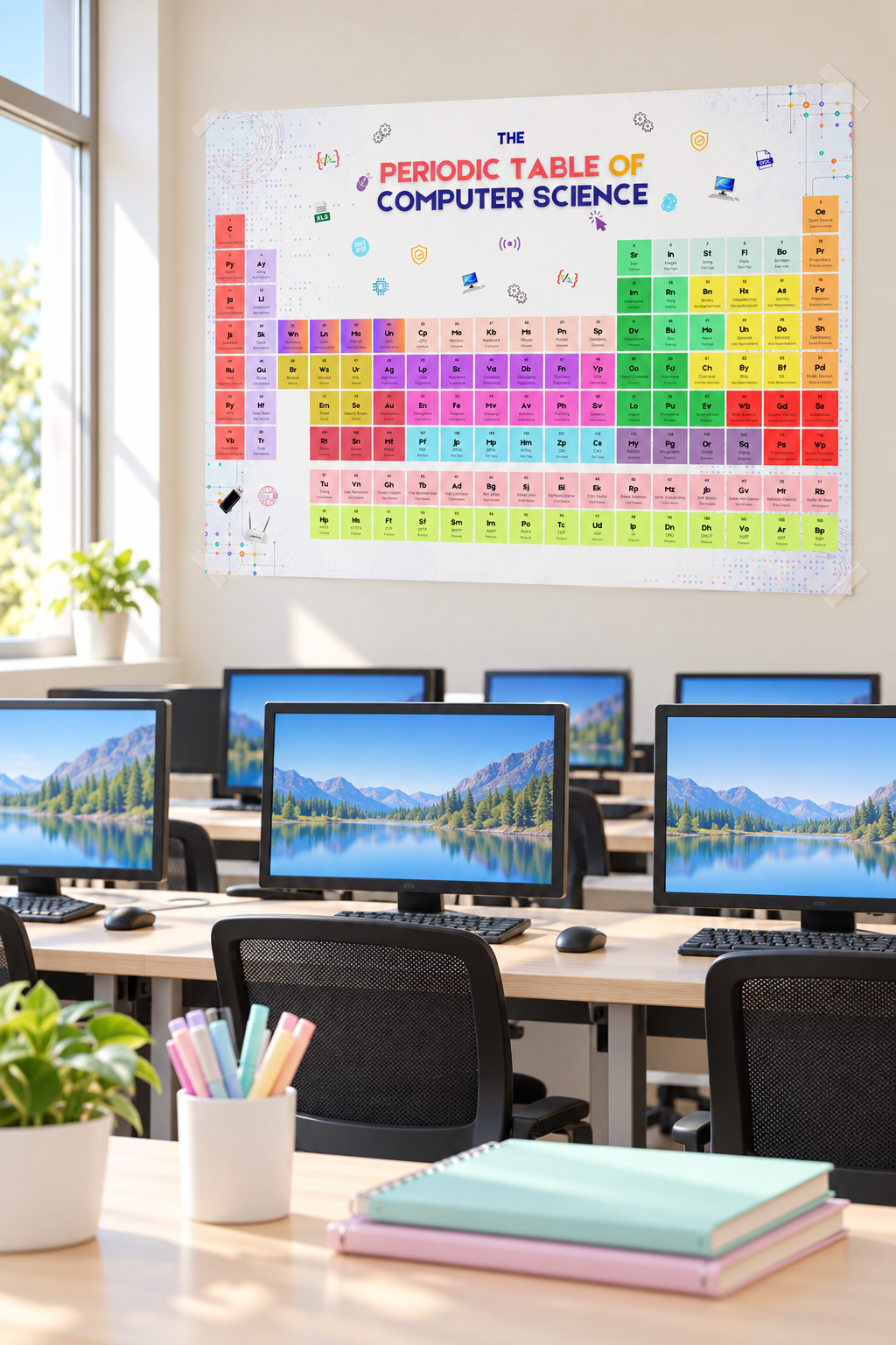 Computer Science Periodic Table Poster | Coding Classroom Display