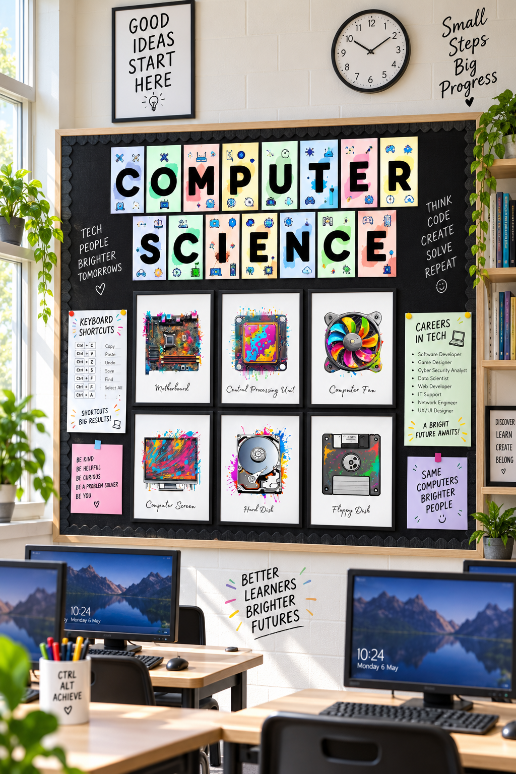 All-in-One Computer Science Classroom Bundle – 80 Posters, 5 Complete Sets