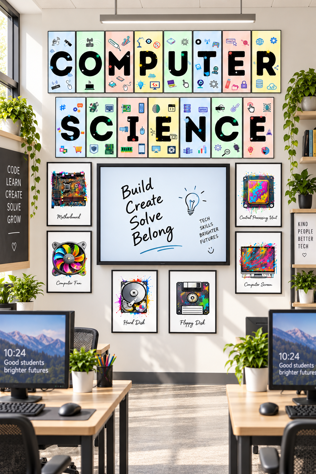 All-in-One Computer Science Classroom Bundle – 80 Posters, 5 Complete Sets